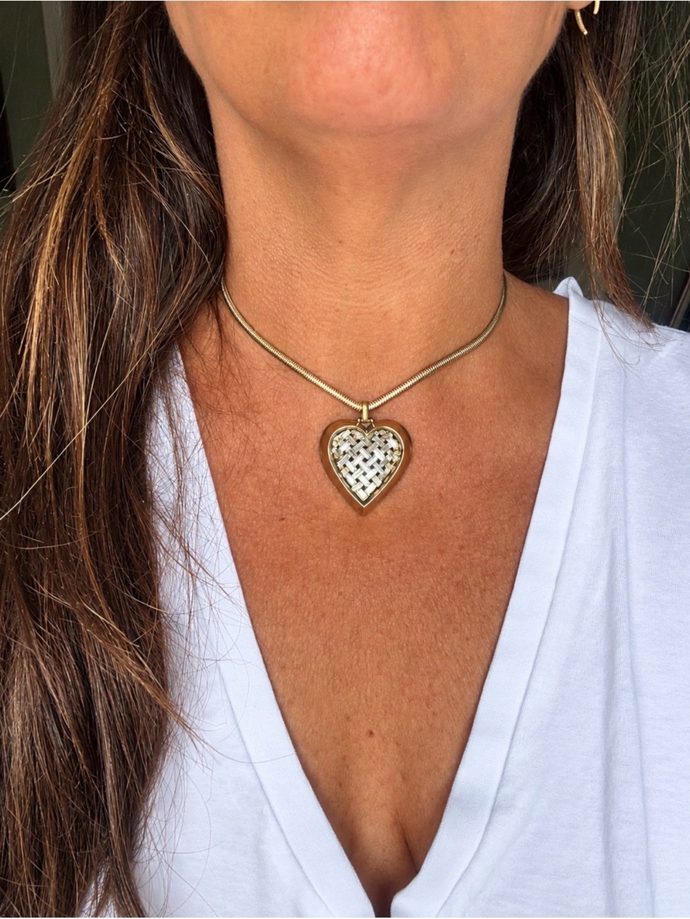 Vintage Trifari “Hearthrob” choker from 1951 designed by Alfred Philippe